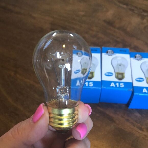 Industrial Performance 130V, 15w A15, Medium Screw (E26) Base Bulb-pack of 4 - Picture 4 of 4